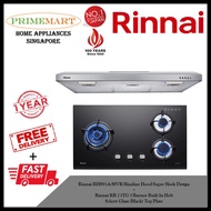 Rinnai RH-S95A-SSVR Slimline Hood + Rinnai RB-73TG 3 Burner Built-In Hob Schott Glass*BUNDLE DEAL - FREE DELIVERY