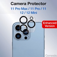 Genesis iPhone Camera Lens Protector 12 Pro/ 12/ 12 Mini/ 11 Pro Max/ 11 Pro Metal Ring Cover