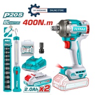TOTAL Li-Ion 20V Cordless Impact Wrench 400Nm TOSLI23048