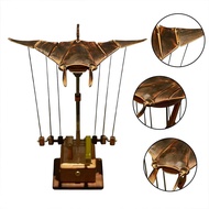Handcrafted Wooden Manta Ray Gliding Motion Ray Kinetic Mechanical Sculpture Art