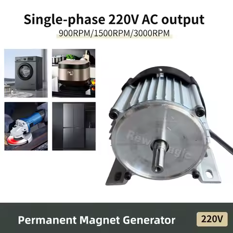 2000W 3000W 5000W 10000W 220V 230V 240V 1Phase Permanent Magnet Generator Household DIY Generator 2K