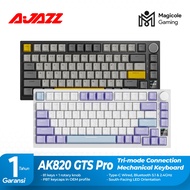Ajazz Ak820 GTS Pro 75% Triple Connection Mechanical Gaming Keyboard