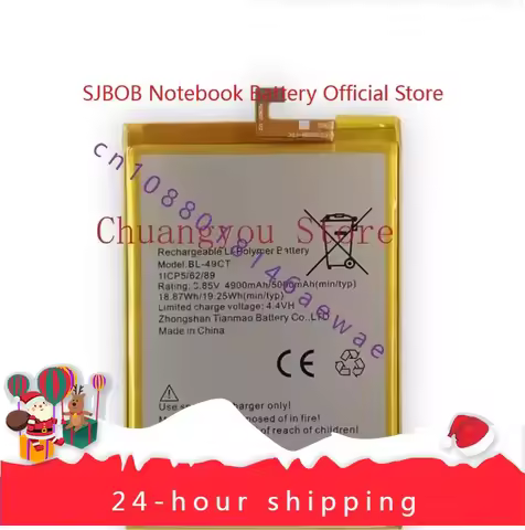 for Voice Transmission Tecno WX3 Pro Wx3p B12 Mobile Phone BL-49CT Large Capacity Built-in Battery B