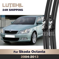 LUTEHIL Wiper For Skoda Octavia 1Z A5 2004-2013 Wiper Front Wiper Blades Windshield Windscreen Windo
