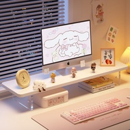 Desktop computer riser stand, monitor riser stand, display screen base stand, acrylic floating stand