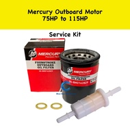 100 Hours Service Kit for Mercury Outboard 4-Stroke - 75 - 115HP - 8M0097854 / 8M0162830 / 8M0065103
