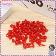 OWTWO 100pcs/bag Stuffed Doll Eyes 3mm/4mm/5mm/6mm Mini DIY Plastic Animals Noses Accessories