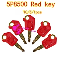 5P8500 Red KEYS for CAT Excavator Key New Start Ignition Key E305.5 307 313 320D2GC