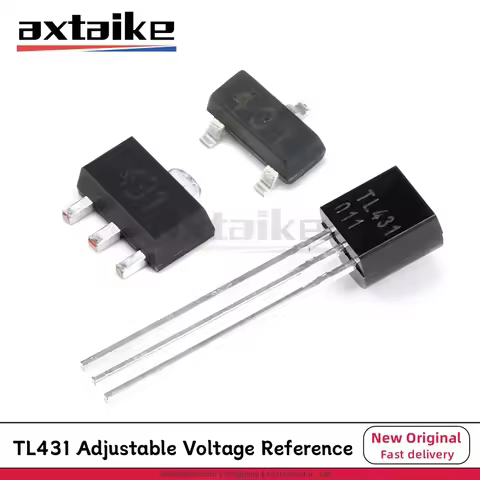 50PCS TL431 CJ431 TL431A WS431 431 SOT23 SOT89 TO92 DIP SMD 0.5% 2.5V-36V 100mA Adjustable Voltage R