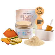 Beauty Pops by Love & Pebble- Turmeric Mask Glow Enzyme Icy Facial Kit| Viral On TikTok| As seen on 