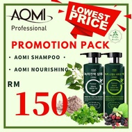 AOMI Green Tea Shampoo/Nourishing (500ML+500ML) VALUE PACK -100% ORIGINAL from Korea READY STOCK