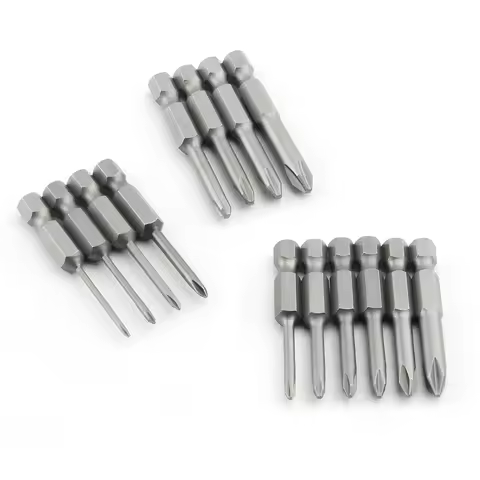 50mm Length Cross S2 Short Magnetic Electric Screwdriver Bit Set Wind Batch Head Phillips Screw driv