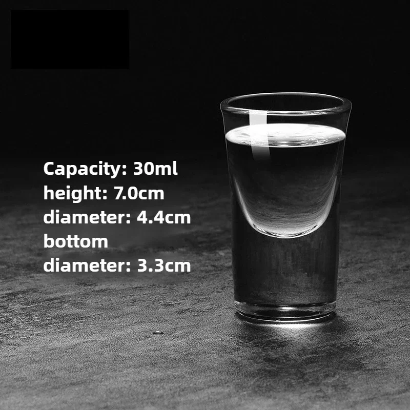 Shot Glasses 6pcs Shot Glass Set 1oz/30ml Shot Glass Holder Heavy Base for Whisky Tequila 6 Shot Gla