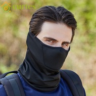 CURTES Summer Sunscreen Mask Windproof Driving Face Mask Cycling Face Cover Face Gini Mask Outdoor Face Shield Solid Color Mesh With Neck Flap Men Fishing Face Mask