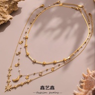 Stone Necklace Clavicle Zirconium Beads European American Flashing 5a Glue Xin Mangxin Super Art Sma