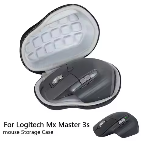 Portable Mouse Bag Gaming Mouse Wireless Bluetooth Mouse Storage Box Eva Zipper Bag Mouse Storage Bo