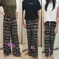 Adult long culottes pants L.XL.XXL from teens L height 157 cm maximum to adult fat can wear stretchy