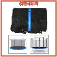 [Chiwanji] Trampoline Net Breathable for 6 Poles Foldable Heavy Duty Hook Saving Comfortable Safe En