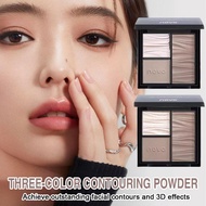 Natural Three dimensional Three Color Contouring Plate, Gloss Nose Shadow Contouring Powder H6J1