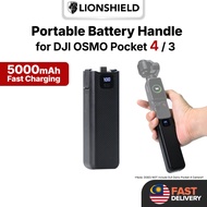 LionShield 5000mAh Portable Powerbank 3C Certified for DJI Osmo Pocket 4 / 3, Battery Handle Cable T