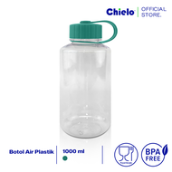 Chielo Botol Minum Premium Plastik 1000 ML Dundee Water Bottle BPA Free CHI-DUNDEE Varian Warna
