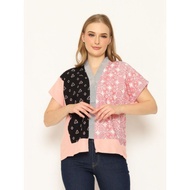 Women's Blouse - Bhatara Batik Fidelya 4269L Kawung Pink New Original