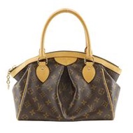 二手LOUIS VUITTON Tivoli PM 手提包，M40143，Monogram 帆布，法國製造，2011 年，棕色，A5 尺寸，拉鍊式，Tivoli PM，女式。