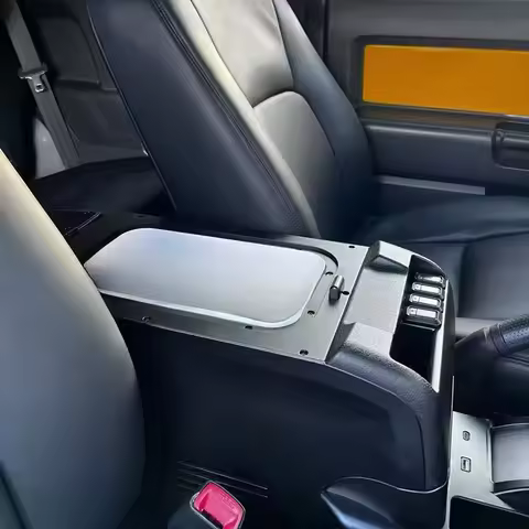 For FJ Cruiser Armrest Box Modification Center Console Panel FJ Cruiser Armrest Box Cooling Accessor