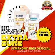 EXTRA SURE OBAT AYAM IMPORT ORI THAILAND EXTRA SURE 10ML MENGOBATI AYAM SNOT NGOROK