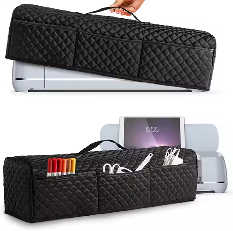 Padded Dust Cover Compatible with Cricut Maker 4, Explore 4, Cricut Maker, Maker 3, Machine Cover fo