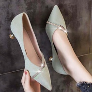 JA6 Pointed toe single shoes women 3CM sexy girl shoes new stiletto high heels