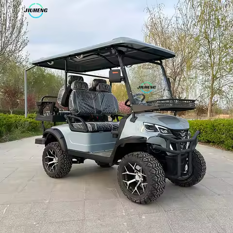 Chinese Factory Quality 2+2 Seater 48v Off Road Electric Low Price Ce Club Car Golf Cart