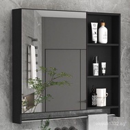 LINZHIPU Mirror Cabinet Wall Mounted Storage Cabinet Aluminium Bathroom Smart Mirror Cabinet