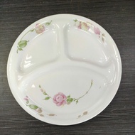 Corelle Divided Plate 26cm (Country Rose)