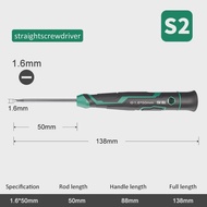 Magnetic Phillips/Slotted Screwdriver Precision Screwdriver with Rotary Head Mini Screwdriver for Wa
