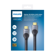 Philips สายเคเบิล HDMI 4K - 60Hz ความยาว 1.5 3 เมตร รุ่น SWV7015 SWV7030