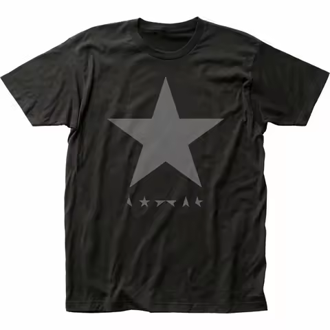 David Bowie Blackstar T Shirt Mens Licensed Rock N Roll Band Music Tee New Black Fashion Casual tren