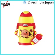 【from japan】  Zojirushi Kids' Water Bottle, 450ml Straw Type, Anpanman, Keep Cool for Preschool ST-Z