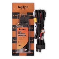 Universal Kaier H4 Car Headlight Wire Kit / H4 Head Lamp Cable WIRA ISWARA KANCIL VIVA SAGA BLM AXIA