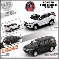 Diecast BM Creation 1:64 Toyota Fortuner 1998 white black