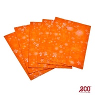 Eco Shop Plastic Gift Bag / Goodies Bag with Flower Design (35pcs/pack) - AC-L008-T03-16 - AC-L008-T