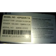 (121) LG 42PQ30R-TA Powerboard, Y Buffer, Z Board, Speaker, Stand. Used TV Spare Parts
