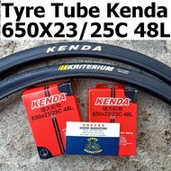 Kenda Fixie Bicycle Road Bike 650X23 Tyre Tube Tayar Tuib Basikal Fixie 650X23 650C