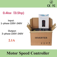 Mini VFD 0.4/0.75/1.5/2.2/3/4KW/5.5KW/7.5KW Inverter Variable Frequency AC Drive 220V 380V 415V 1hp 
