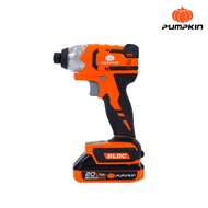 PUMPKIN พัมคิน INFINITY POWER 20V สว่านไขควงกระแทกไร้สาย ไร้แปรงถ่าน 1/4 นิ้ว 20V Li-ion INF-65ICBL
