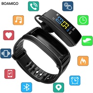 Smart Watches BOAMIGO Brand Bracelet Wristband Talk Band Watches Message Reminder Pedometer Calorie