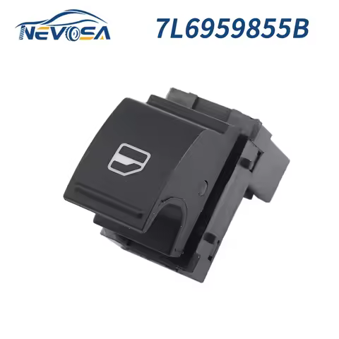 NEVOSA 7L6959855B Car Window Lifter Control Single Switch For VW Golf MK5 6 Jetta Passat B6 Amarok 5