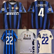 Retro Sneijder Milito Inter Milan Home Final 09-10 T-Shirt*&&&