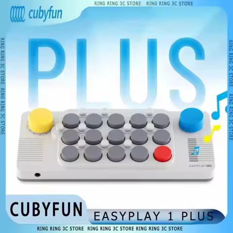 Cubyfun Easyplay 1 Plus Pocket Mini Music Keyboard Electronic Piano Intelligent MIDI PianoType-C Blu