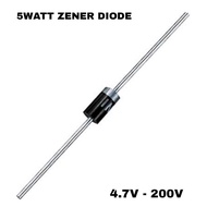 4.7V-200V 5WATT ZENER DIODE 05300080